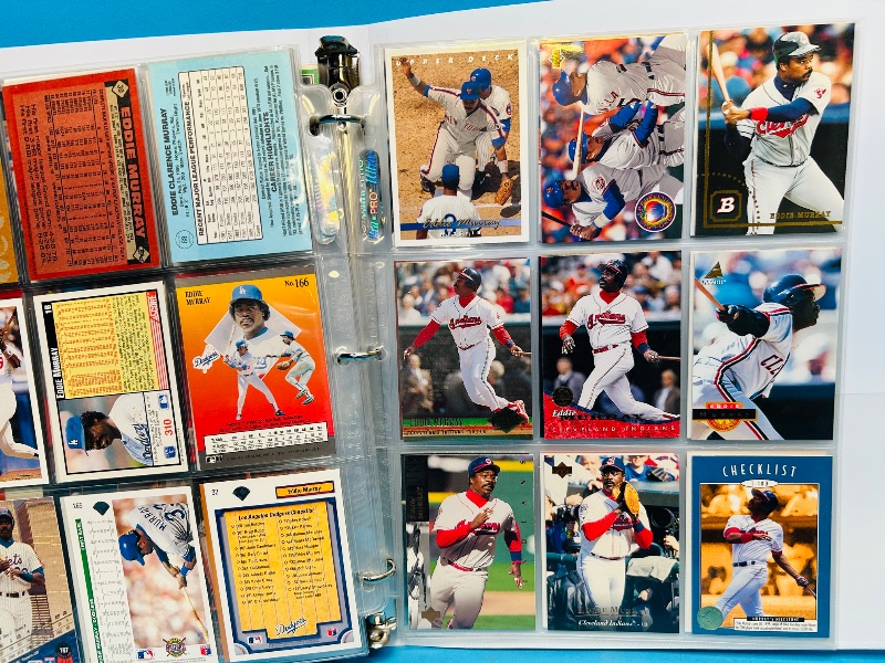 Photo 1 of 152135… final sale no returns/refunds-198 mixed baseball cards in binder 
