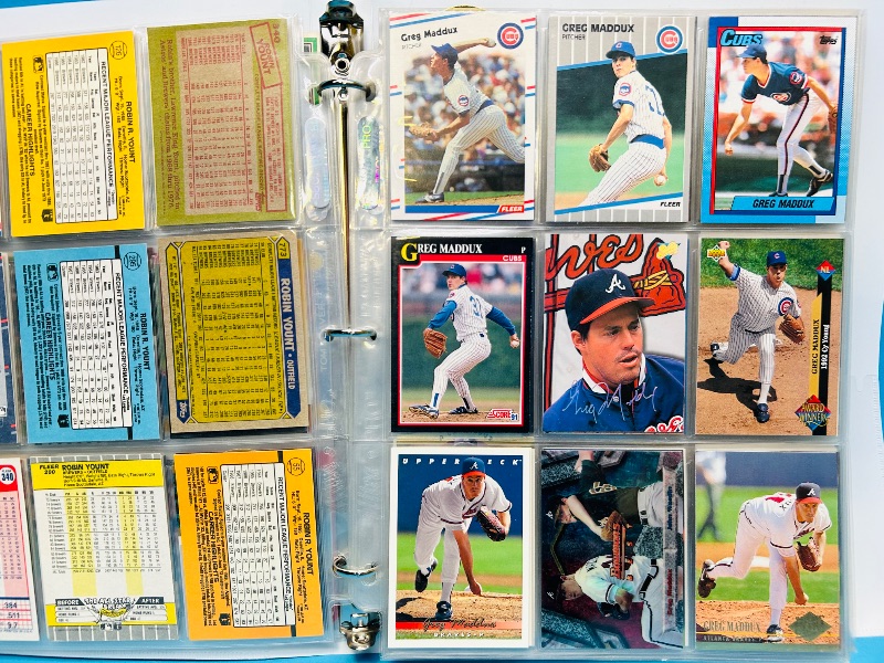 Photo 1 of 152135… final sale no returns/refunds-198 mixed baseball cards in binder 