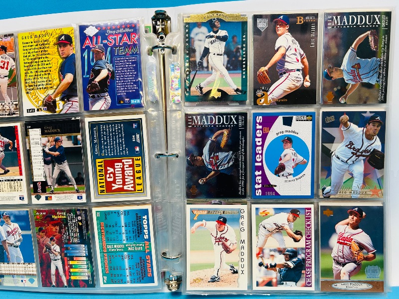 Photo 1 of 152135… final sale no returns/refunds-198 mixed baseball cards in binder 