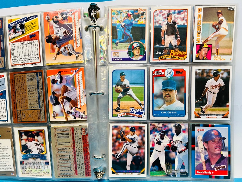Photo 1 of 152135… final sale no returns/refunds-198 mixed baseball cards in binder 