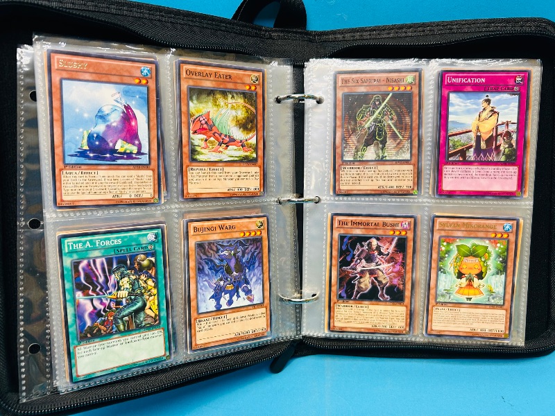 Photo 1 of 152136… final sale no returns/refunds-160 mix d Yu-Gi-Oh! Cards in binder