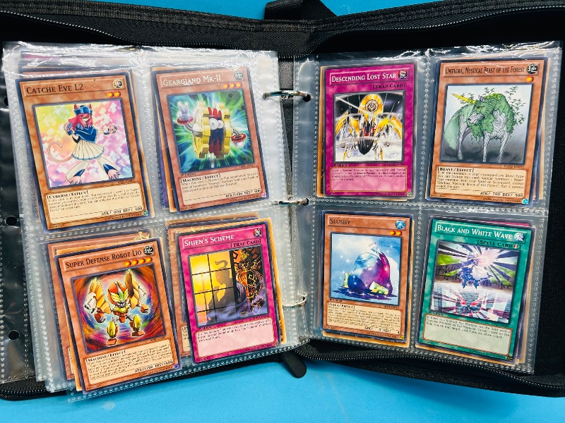 Photo 1 of 152136… final sale no returns/refunds-160 mix d Yu-Gi-Oh! Cards in binder