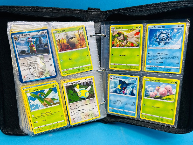Photo 1 of 152137… final sale no returns/refunds-160 mixed Pokemon cards in binder 