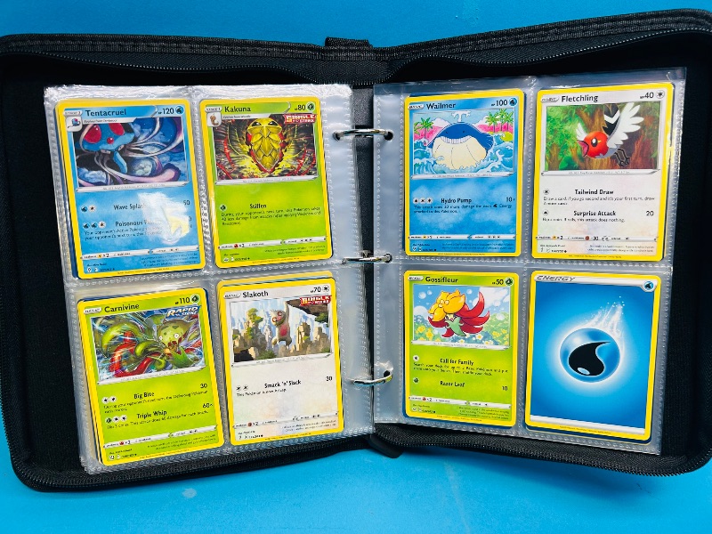 Photo 1 of 152137… final sale no returns/refunds-160 mixed Pokemon cards in binder 