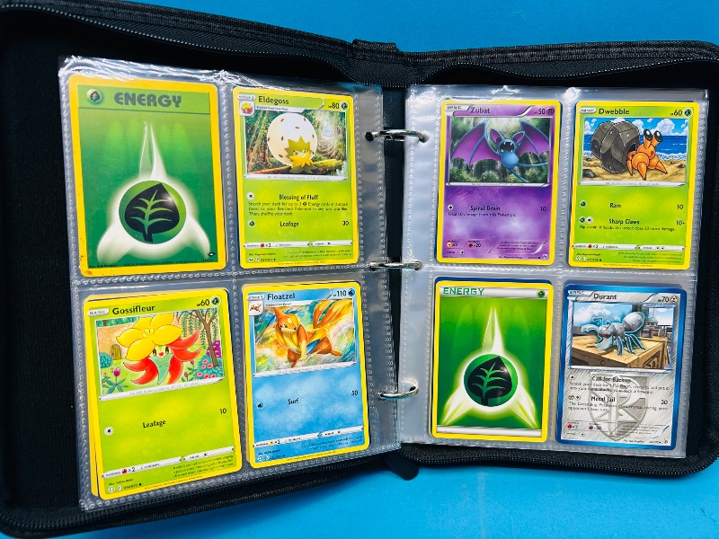 Photo 1 of 152137… final sale no returns/refunds-160 mixed Pokemon cards in binder 
