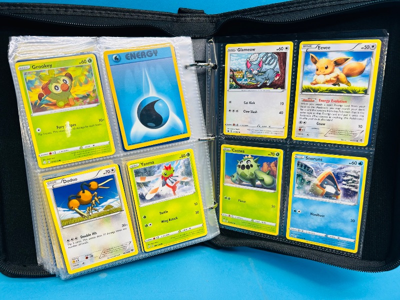 Photo 1 of 152137… final sale no returns/refunds-160 mixed Pokemon cards in binder 