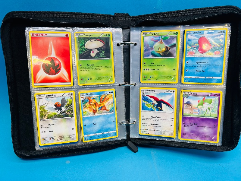 Photo 1 of 152137… final sale no returns/refunds-160 mixed Pokemon cards in binder 