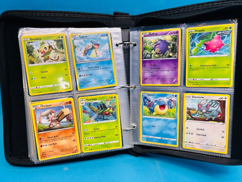 Photo 1 of 152137… final sale no returns/refunds-160 mixed Pokemon cards in binder 
