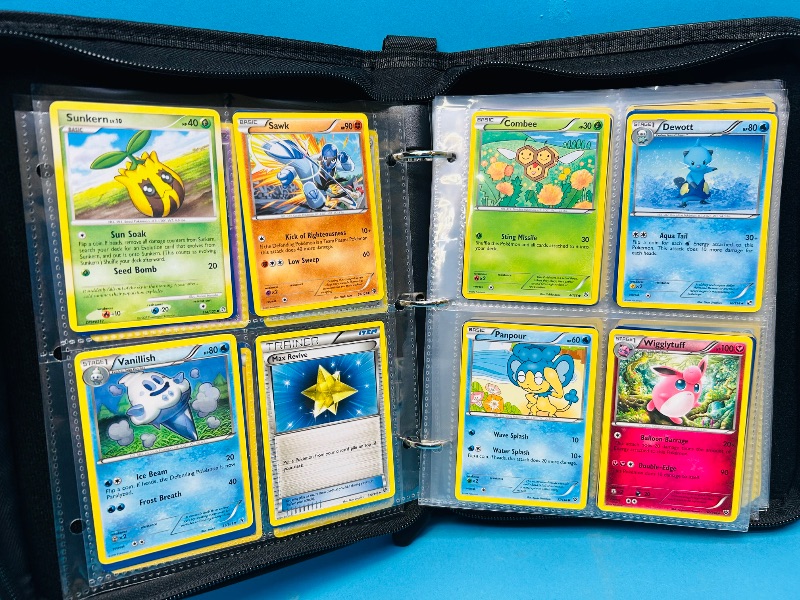 Photo 1 of 152138… final sale no returns/refunds-168 mixed Pokemon cards in binder
