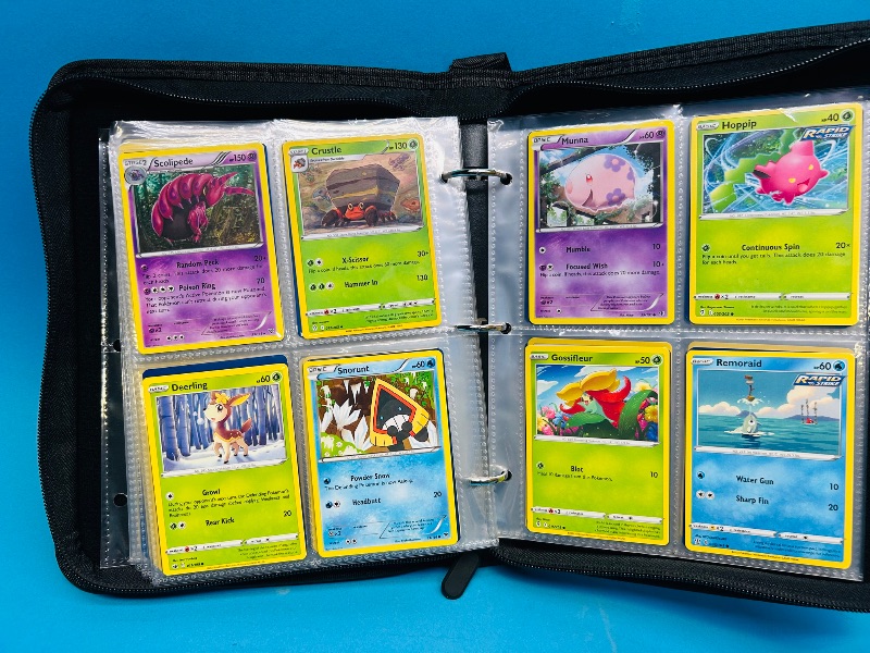 Photo 1 of 152138… final sale no returns/refunds-168 mixed Pokemon cards in binder
