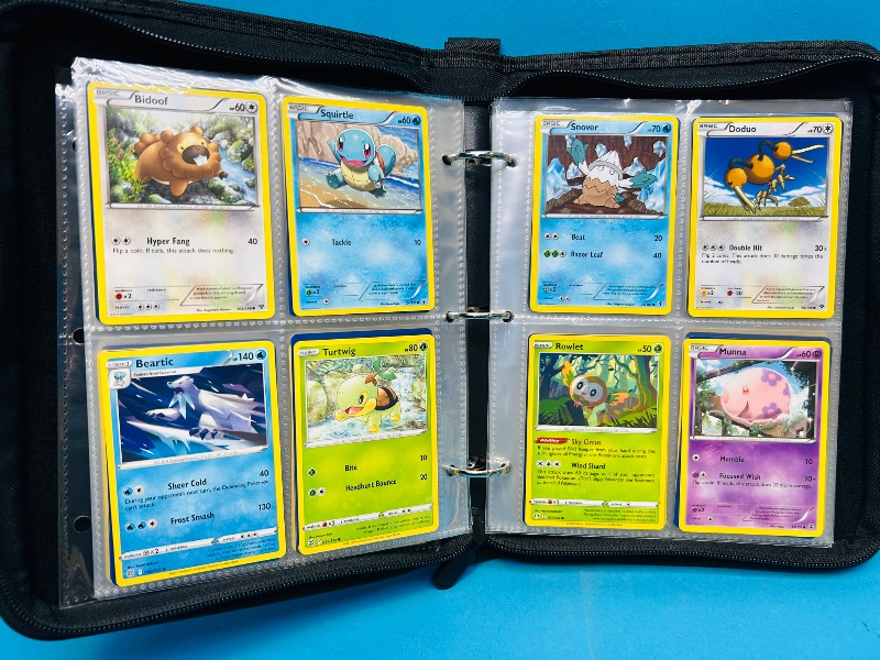 Photo 1 of 152138… final sale no returns/refunds-168 mixed Pokemon cards in binder
