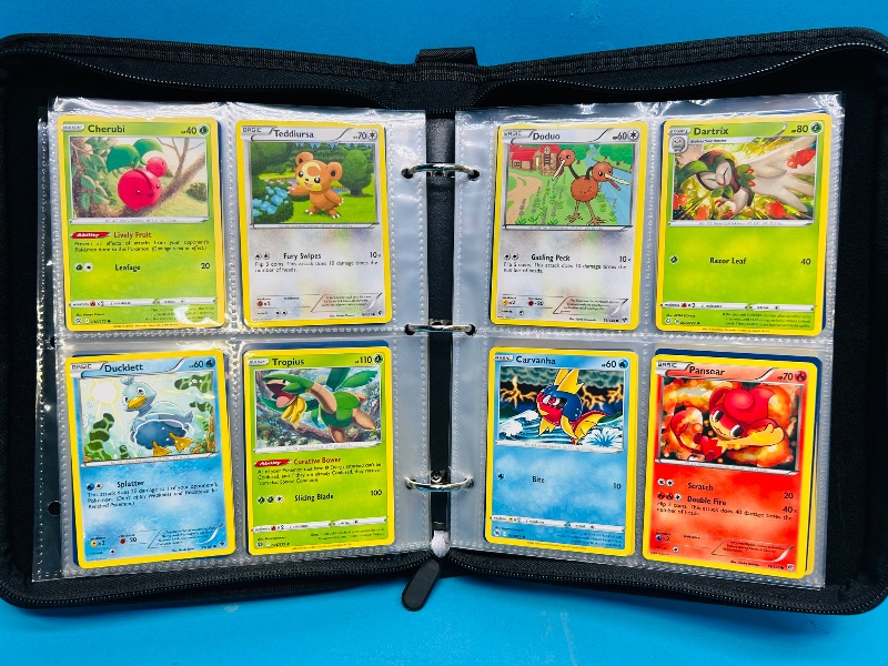 Photo 1 of 152138… final sale no returns/refunds-168 mixed Pokemon cards in binder
