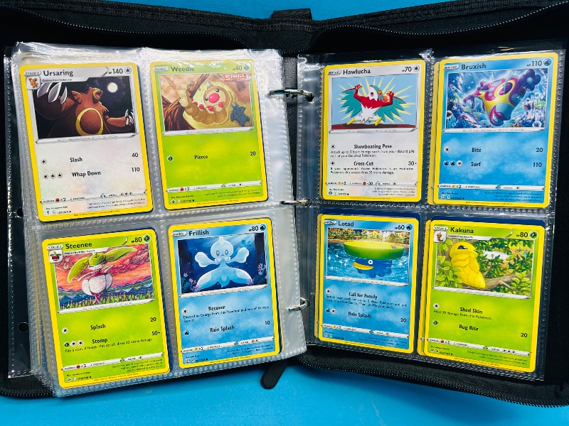Photo 1 of 152138… final sale no returns/refunds-168 mixed Pokemon cards in binder
