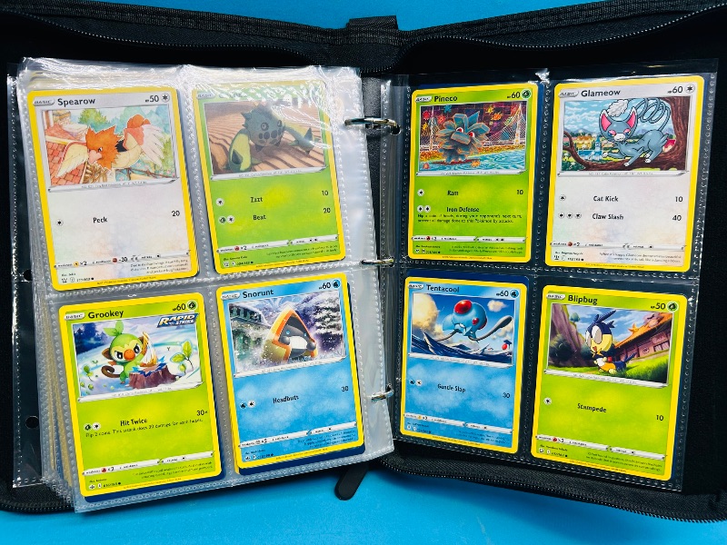 Photo 1 of 152138… final sale no returns/refunds-168 mixed Pokemon cards in binder
