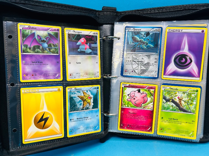 Photo 1 of 152138… final sale no returns/refunds-168 mixed Pokemon cards in binder
