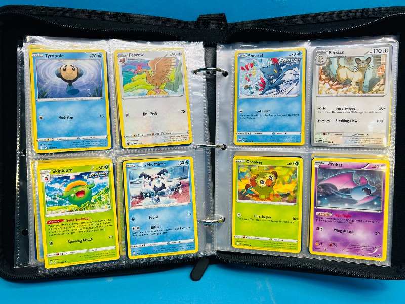 Photo 1 of 152138… final sale no returns/refunds-168 mixed Pokemon cards in binder
