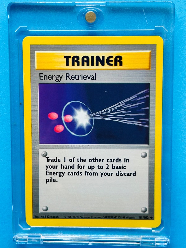 Photo 1 of 152168…Pokémon Trainer card 81/102  in hard plastic case