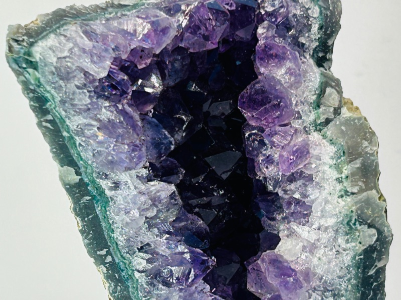 Photo 1 of 152220…5.5” amethyst crystal rock on stand-height includes display stand 