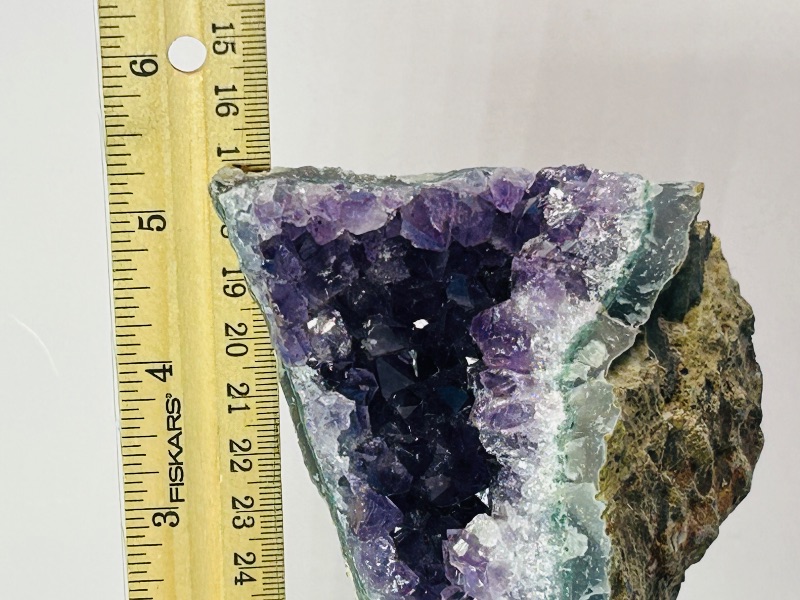 Photo 1 of 152220…5.5” amethyst crystal rock on stand-height includes display stand 