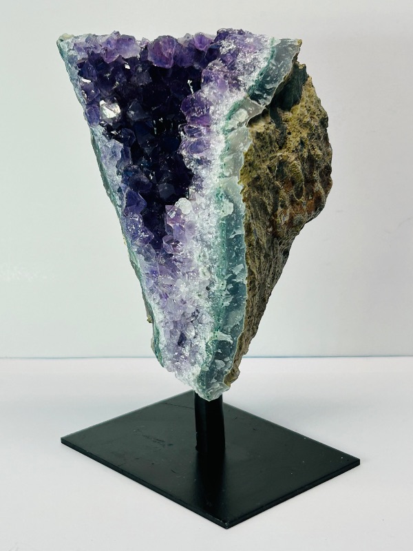 Photo 1 of 152220…5.5” amethyst crystal rock on stand-height includes display stand 