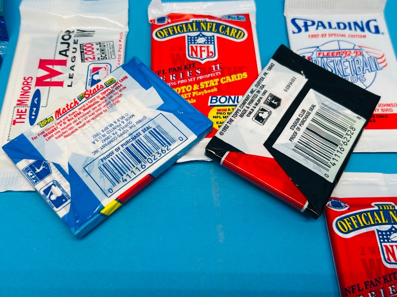 Photo 1 of 152238…final sale no returns/refunds-sealed sports card packs