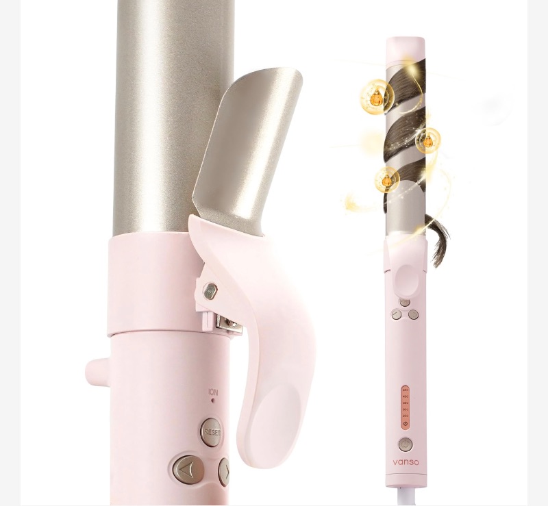 Photo 1 of 152243…automatic rotating curling iron for beach curls and waves 