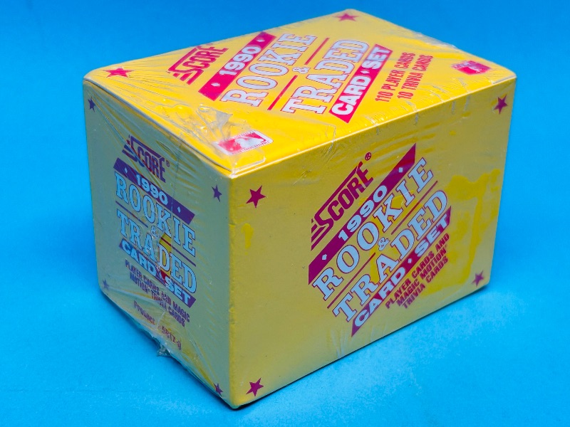 Photo 1 of 152245…final sale no returns/refunds-sealed 1990 Score rookie and traded card set box