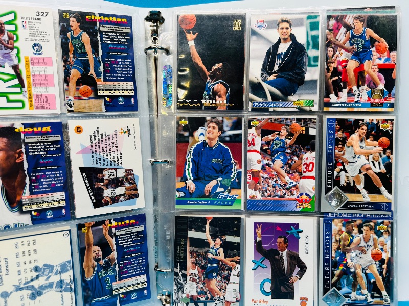 Photo 1 of 152246… final sale no returns/refunds-189 mixed basketball cards in binder