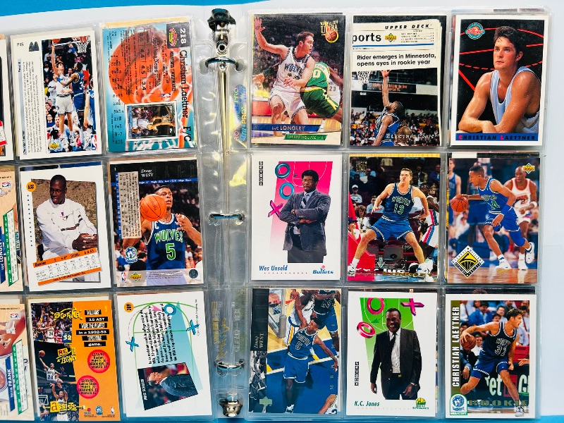 Photo 1 of 152246… final sale no returns/refunds-189 mixed basketball cards in binder