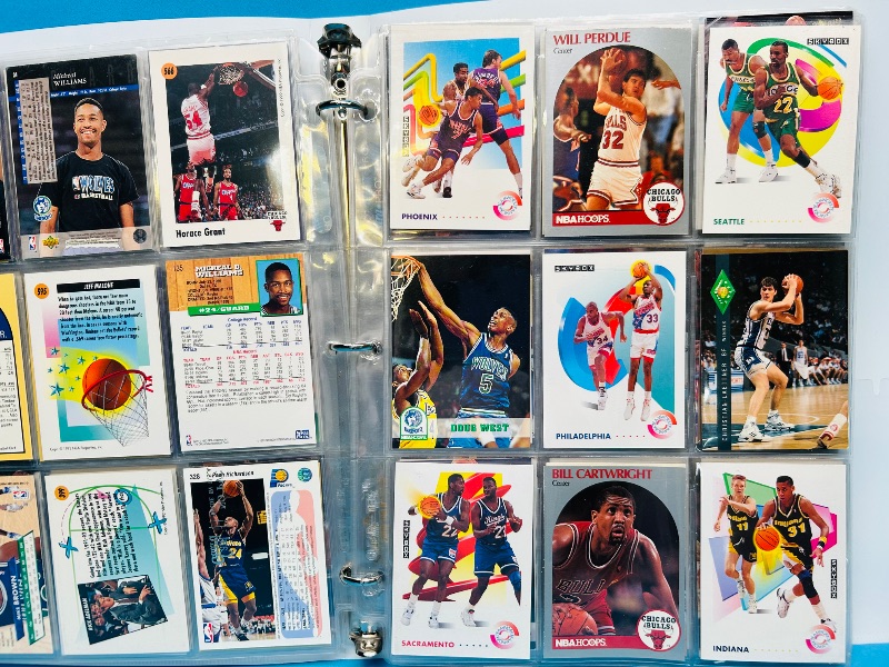Photo 1 of 152246… final sale no returns/refunds-189 mixed basketball cards in binder