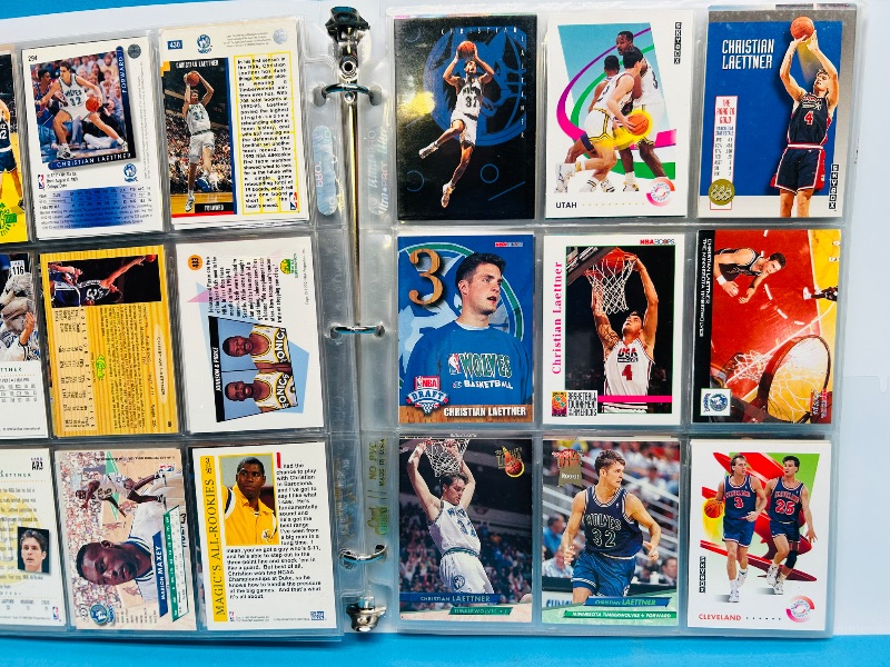 Photo 1 of 152246… final sale no returns/refunds-189 mixed basketball cards in binder