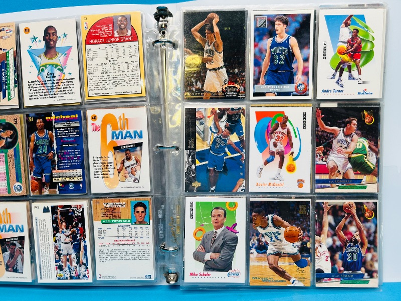 Photo 1 of 152246… final sale no returns/refunds-189 mixed basketball cards in binder