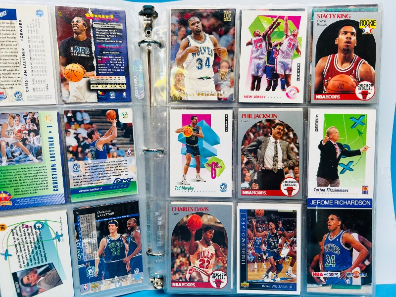 Photo 1 of 152246… final sale no returns/refunds-189 mixed basketball cards in binder