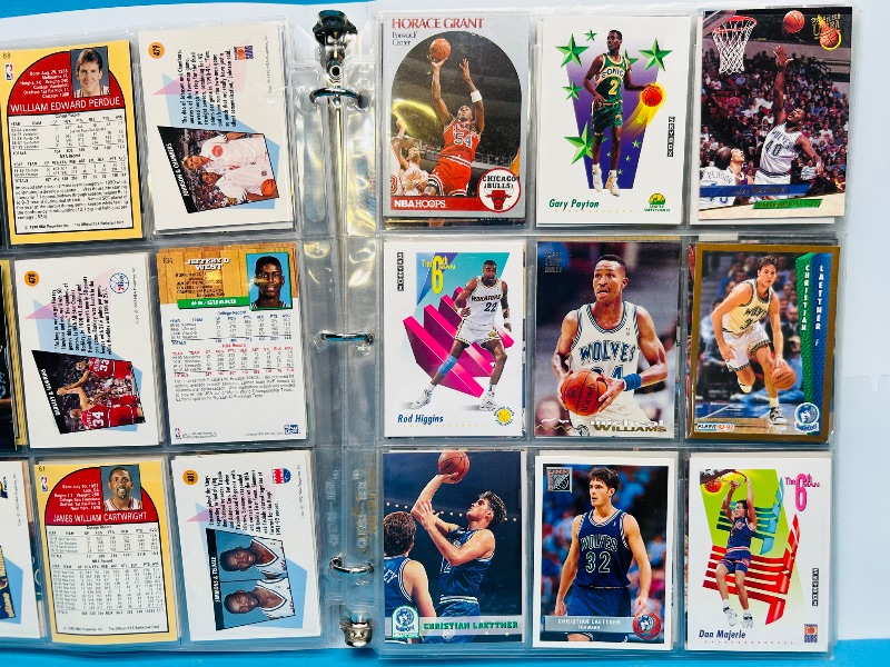 Photo 1 of 152246… final sale no returns/refunds-189 mixed basketball cards in binder