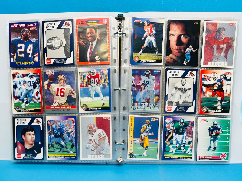 Photo 1 of 152248… final sale no returns/refunds-270 mixed football cards in binder 