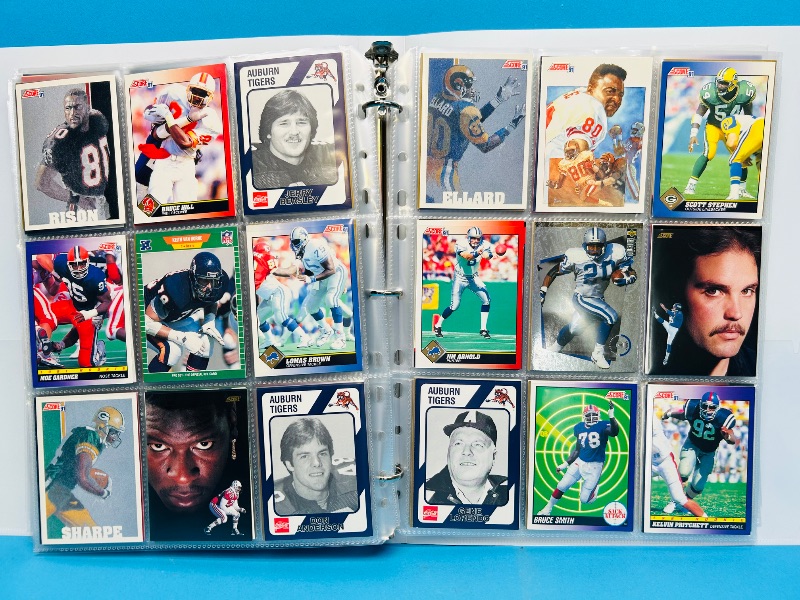 Photo 1 of 152248… final sale no returns/refunds-270 mixed football cards in binder 