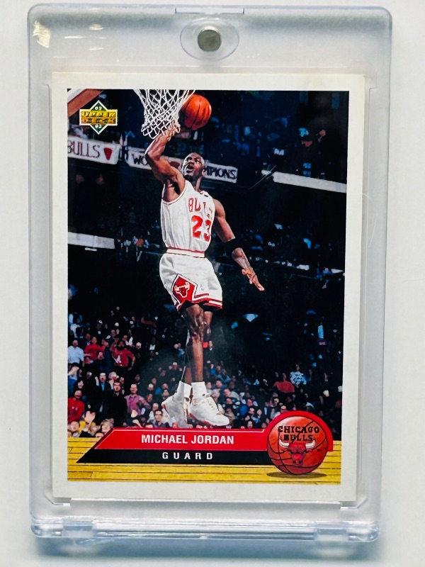 Photo 1 of 152267…Michael Jordan card P5  in hard plastic case