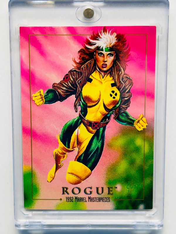 Photo 1 of 152274…marvel masterpieces Rogue card 79  in hard plastic case