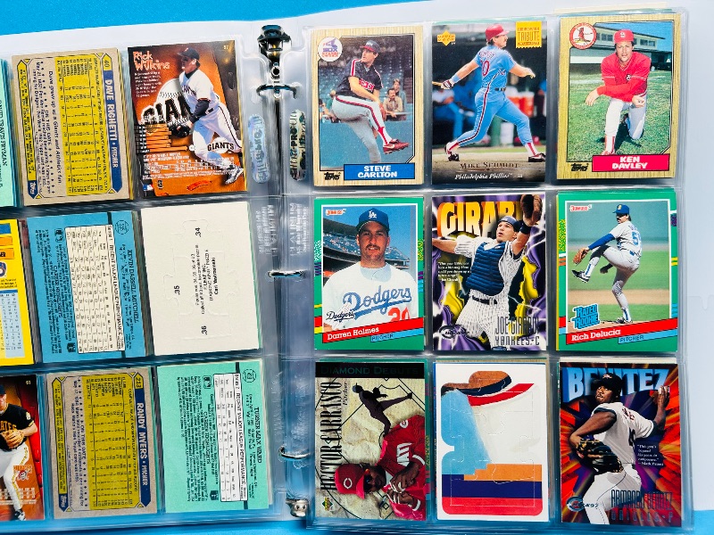 Photo 1 of 152281…final sale no returns/refunds- 180 mixed baseball cards in binder