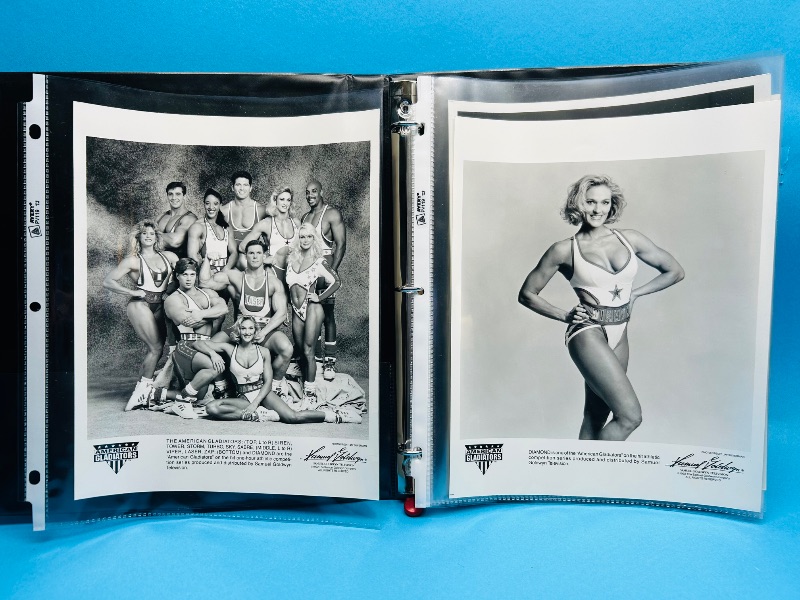 Photo 1 of 152289…7 American Gladiators black and white photos in binder
