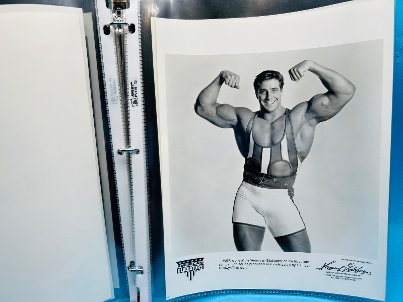 Photo 1 of 152289…7 American Gladiators black and white photos in binder