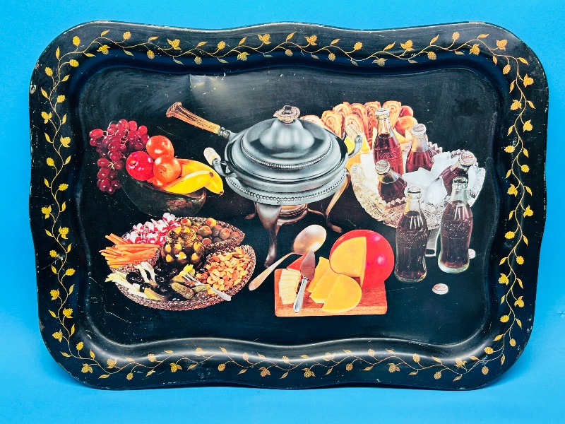 Photo 1 of 152299…vintage 1950’s Coca Cola serving tray -black