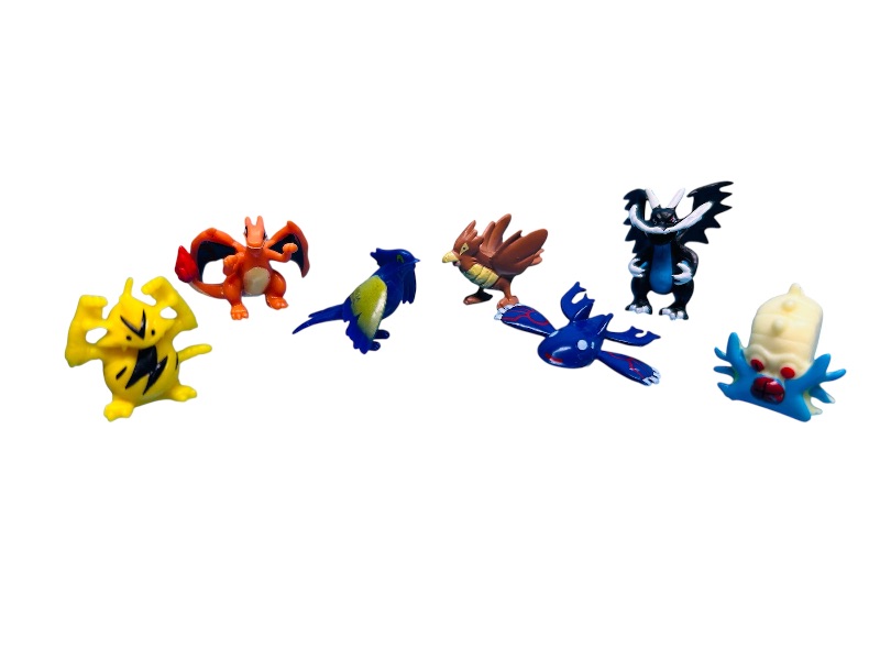 Photo 1 of 152307… 7 Pokémon RL 1” mini figures 