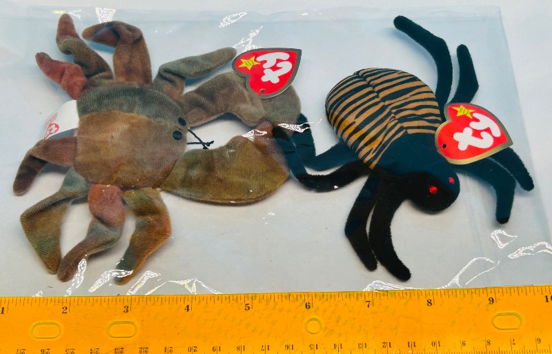 Photo 1 of 152309…2 small TY beanie babies in plastic bag 