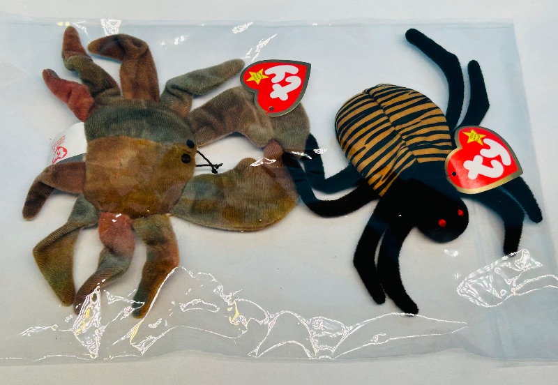 Photo 1 of 152309…2 small TY beanie babies in plastic bag 
