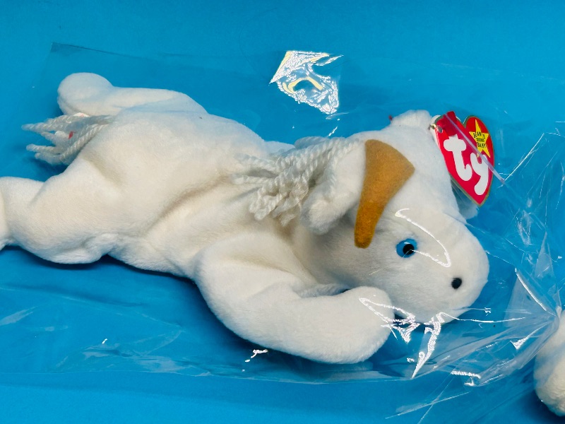 Photo 1 of 152311…3 TY beanie babies-Mystic- in plastic bags