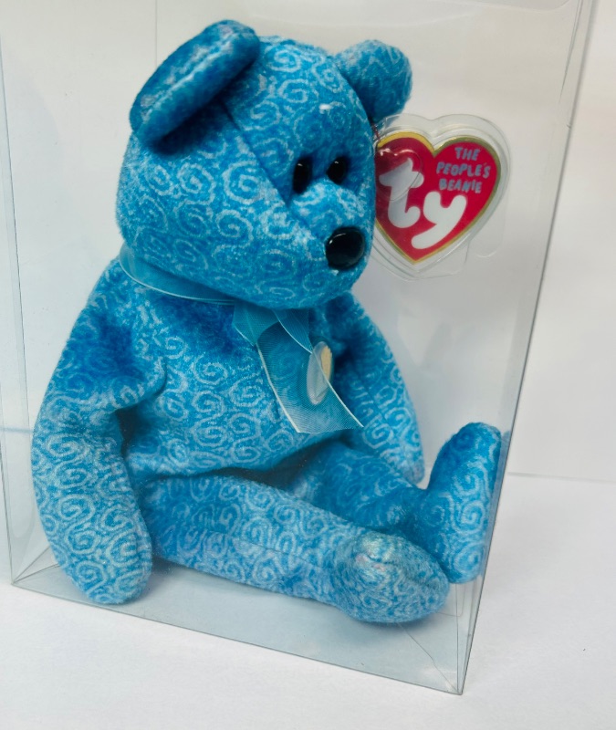 Photo 1 of 152328…TY beanie baby bear #1 in plastic display 