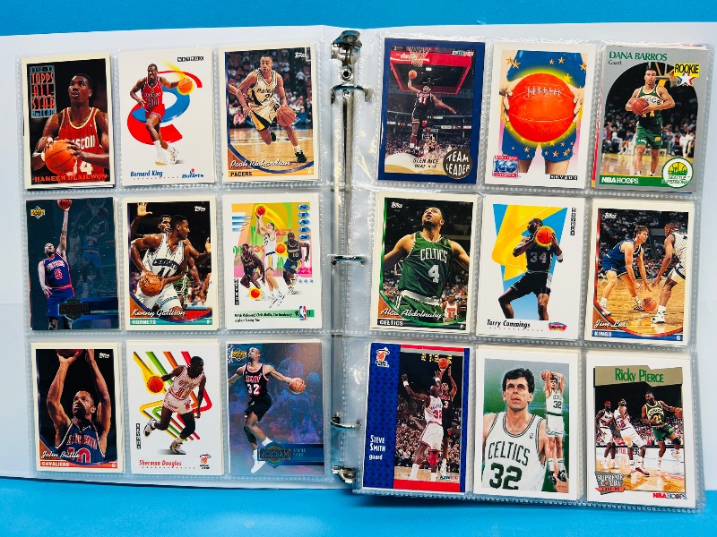 Photo 1 of 152331… final sale no returns/refunds-360 mixed basketball cards in binder