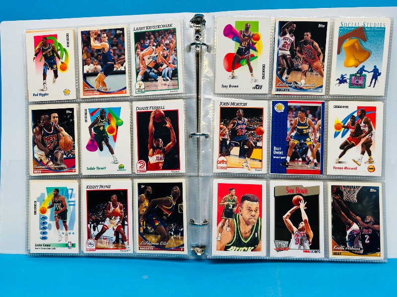 Photo 1 of 152331… final sale no returns/refunds-360 mixed basketball cards in binder
