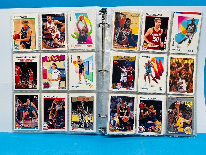 Photo 1 of 152331… final sale no returns/refunds-360 mixed basketball cards in binder
